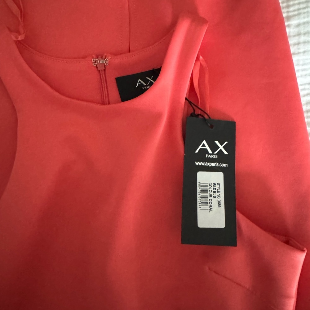 AX Paris Vibrant Coral Dress